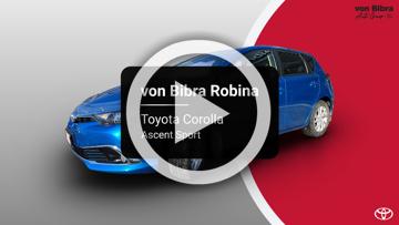 2018 Toyota Corolla Ascent Sport Auto